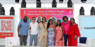 Group of speakers at Triplelift's Cannes panel