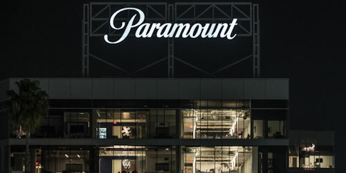 Paramount building facade Paramount building facade